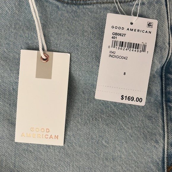 NWT Good American Flare Bottom Jeans - Picture 9 of 10